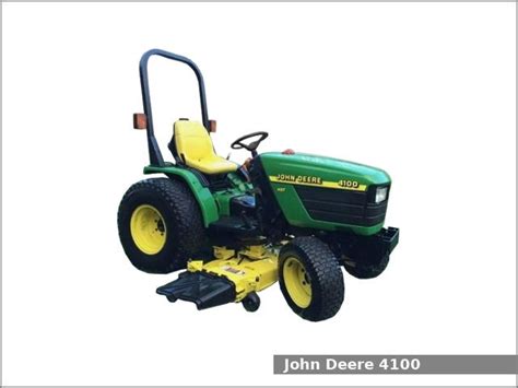 John Deere 4100 Compact Utility Tractor Review And Specs Tractor Specs