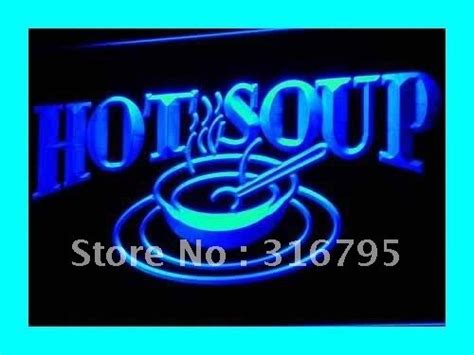 I125 Hot Soup Restaurant Cafe Display Led Neon Light Sign Onoff Swtich