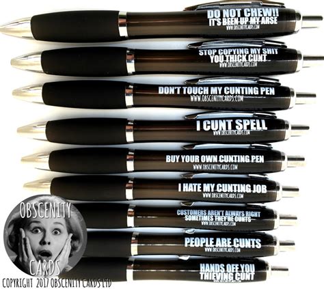 Mixed Pack Of Funny Novelty Pens
