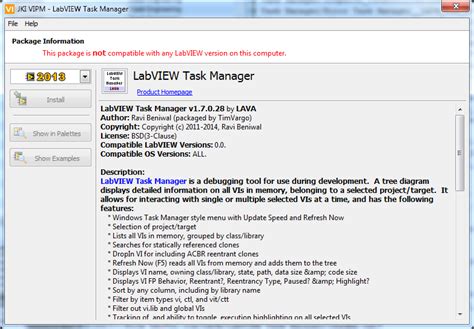 Cr Labview Task Manager Lvtm Code Repository Certified Lava