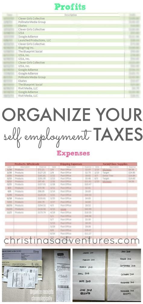 How To Organize Your Small Business Taxes Free Printables Use