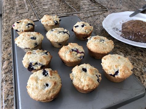 Homemade I Made Blueberry Muffins Rfood