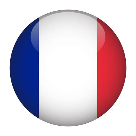 France 3d Rounded Flag With Transparent Background 15272214 Png