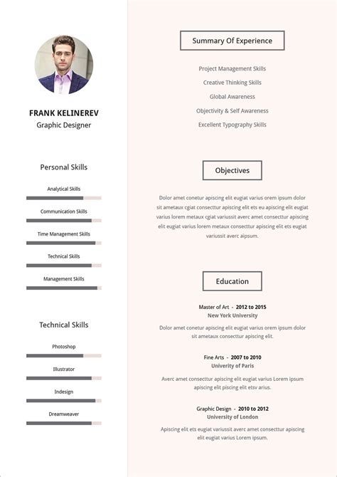 When you consider how to make an amazing resume, the takeaway is this: Free 2 Column CV Template In Ai Format - Good Resume