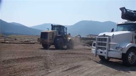 Willow river lumber & supply. Montana, Log Trucker , Thompson River Lumber Yard - YouTube