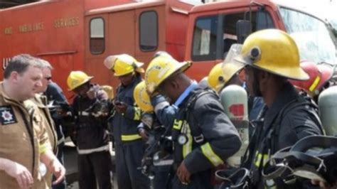 British Fire Fighters Rescue Bulawayo Fire Brigade