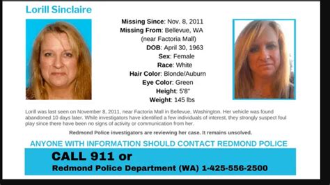 Redmond Police Re Open Case For Woman Who Went Missing In 2011 Komo