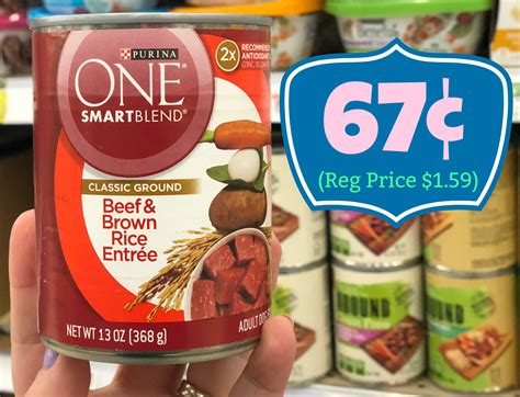 Real beef lets you feel good about serving this recipe at mealtime, and the classic ground formula delivers a tempting taste and texture combination he can't resist. Purina One Smartblend Wet Dog Food ONLY $0.67 at Kroger ...