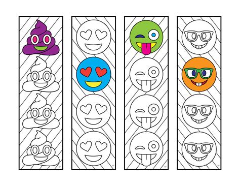 Ten Printable Bookmark Coloring Pages To Inspire Your Kids