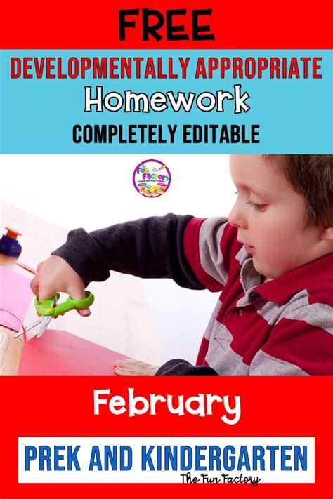 Preschool And Kindergarten Homework Calendars Are Free Fun Completely