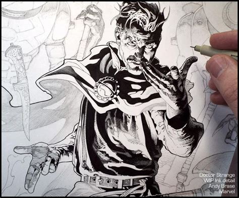 Andy Brase Doctor Strange Comic Artist Sketch Book Art Inspiration