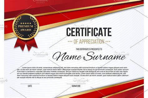 Certificate Appreciation Award Certificate Templates Certificate