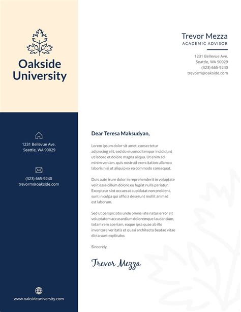 Free Letterhead Templates Customize And Download Visme