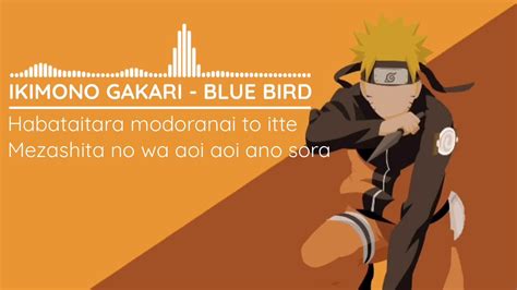 Naruto Shippuden Opening 3 Full Lyrics Song Ikimono Gakari Blue
