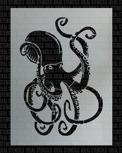 Octopus Stencil Ideal Stencils Idealstencils