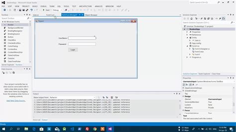 How To Create Login Form In C With Database In Visual Studio With