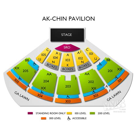 Ak Chin Pavilion Seating Map World Map 07