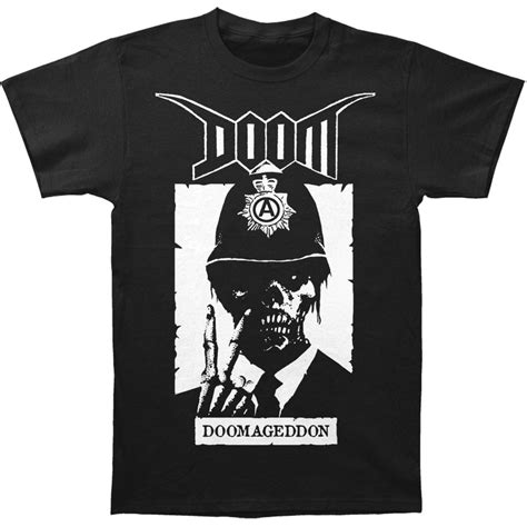 Doom Doom Band Mens Doomageddon T Shirt Black