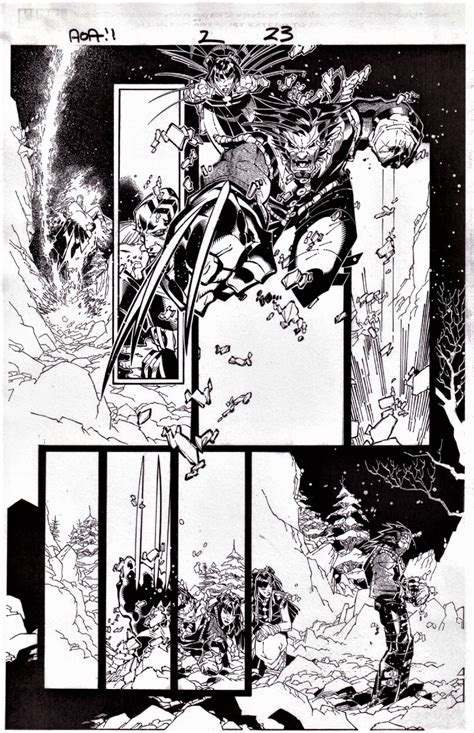 Comic Art Shop Nikolaos K S Comic Art Shop X Men Age Of Apocalypse Page Original