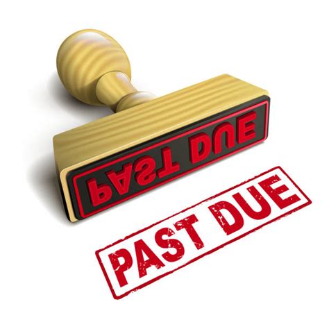 Past Due Stamps Background Stock Photos Pictures And Royalty Free Images
