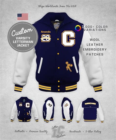 Custom Varsity Cheerleader Jacket White Leather And Royal Blue Etsy In