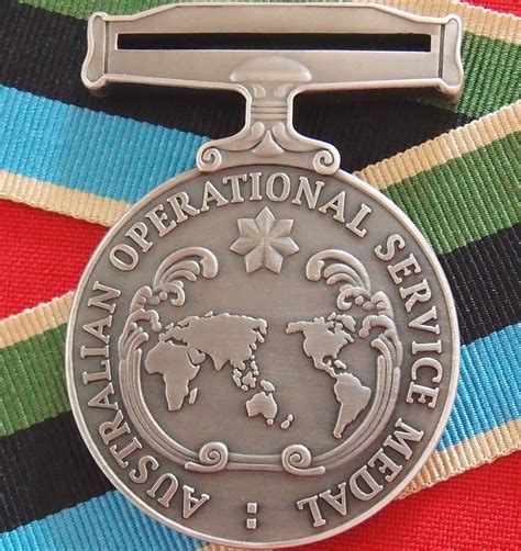 Australian Army Navy Air Force Operational Service Medal Replica Middle