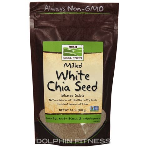 Now Milled White Chia Seed 284g