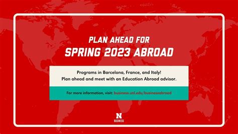 Spring 2023 Study Abroad Announce University Of Nebraska Lincoln