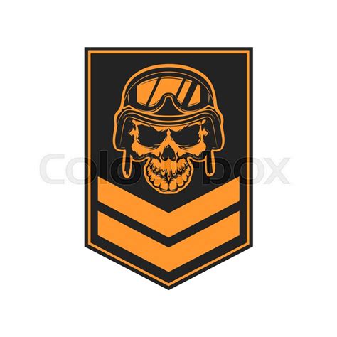 Paratrooper Skull With Wings Military Stock Vector Colourbox