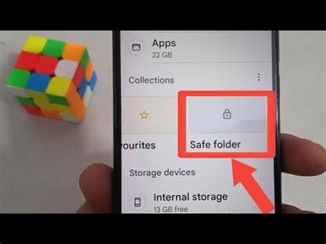 how to use safe folder in Google files गगल फइल म सफ फलडर