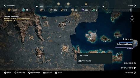 Where To Find The Arena In Assassin S Creed Odyssey Gamersheroes