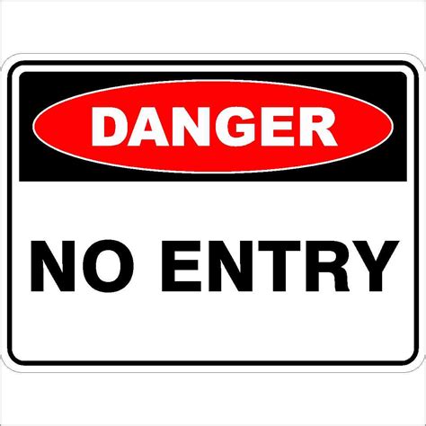 No Entry Buy Now Discount Safety Signs Australia