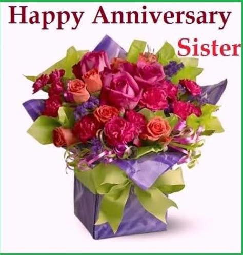 Anniversary Wishes For Sister Wishes Greetings Pictures Wish Guy