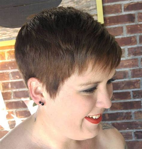 Extra Short Pixie For Round Face Round Face Haircuts Short Hair