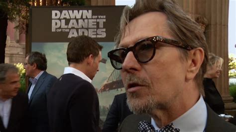 Dawn Of The Planet Of The Apes Premiere Gary Oldman As Dreyfus