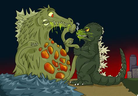 Godzilla Vs Biollante By Natsuakai On Deviantart