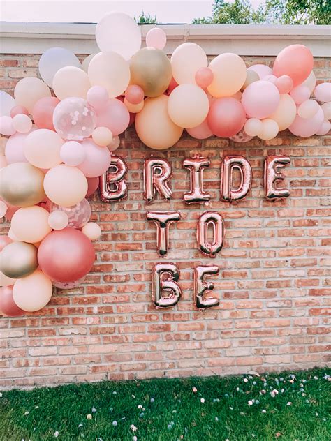 Bride To Be Balloon Arch Garland For Bridal Shower Simple Bridal Shower Decorations Bride To