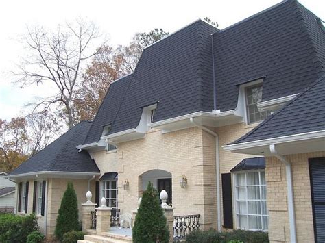 Gaf Timberline Charcoal Roof Shingle Colors White Exterior Houses
