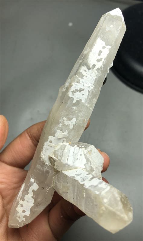 159g Natural White Quartz Crystal Specimen White Abundance Etsy Uk