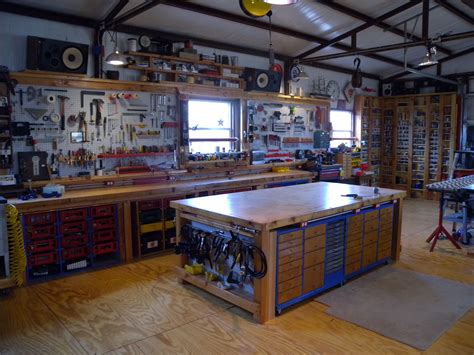 Workbench Cool Garages Garage Workshop Garage Workshop Organization