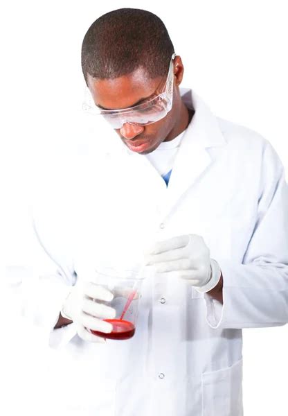 Man Conducting Science Research Stock Image Everypixel