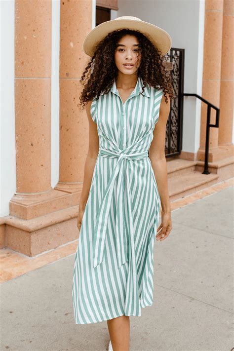 indie striped dress striped dress dresses green summer dresses