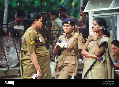 Women Police Officers Mumbai India Stock Photo 85279061 Alamy