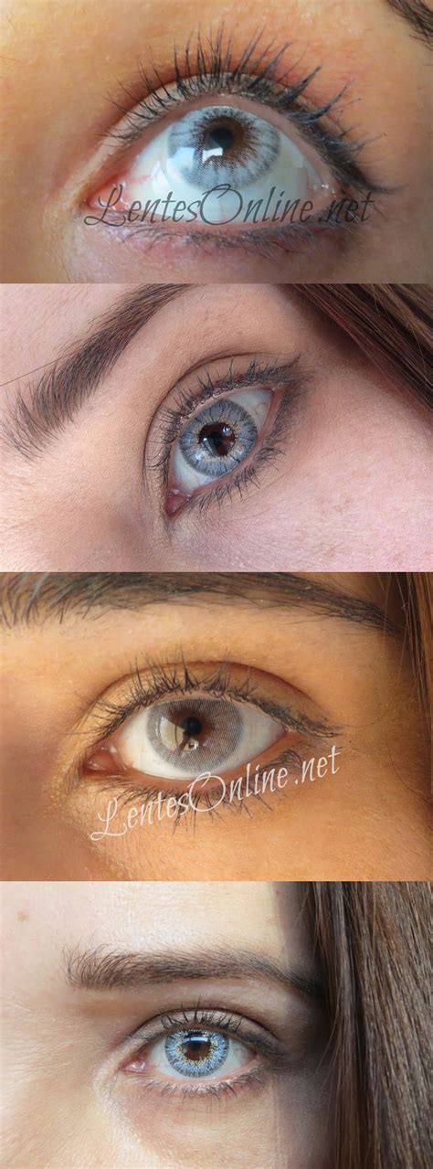 Gray Colored Contact Lenses Comparison Soleko Queen S Trilogy In