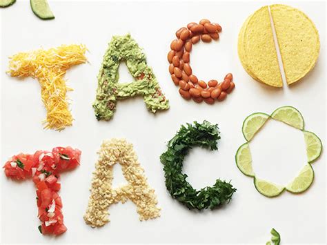 Letters are shared when the … words intersect.across1. Beautiful Typographic Art Created With Food Items