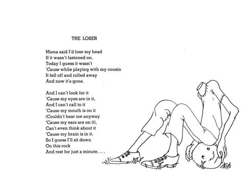Check spelling or type a new query. Shel Silverstein - The Loser (740×550) | Worth Reading ...