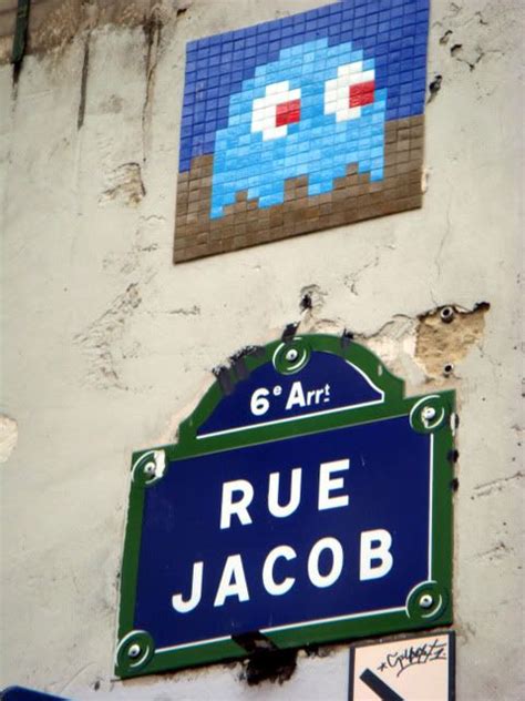 Paris 2e Space Invader Space Invaders Street Art Graffiti Street Art
