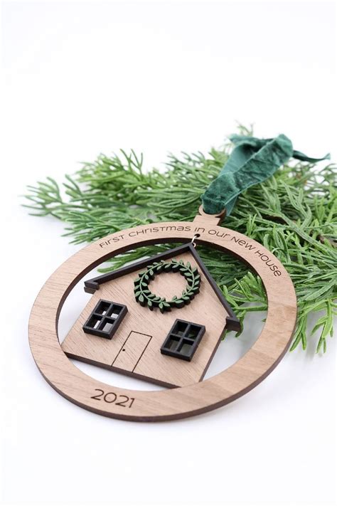 Our First Christmas In Our New House 2022 Ornament First Etsy First