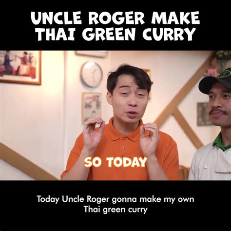 Uncle Roger Makes His Own Thai Green Curry Uncle Roger Makes His Own