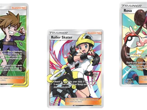 Pokemon Full Art Trainer Cards